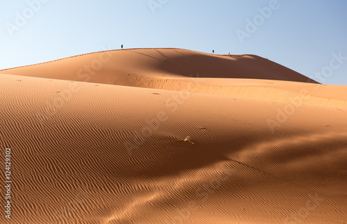 Wanderung auf Dünen, Namib, Deadvlei, Namibia