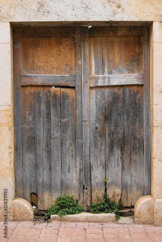 aold wooden door