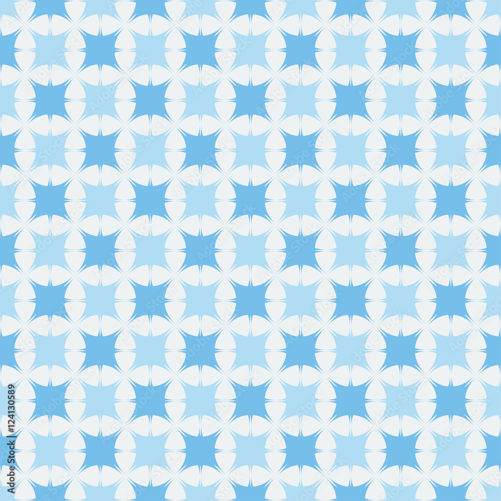 Seamless background pattern with repeating square ornament on the light background. Vector eps illustration