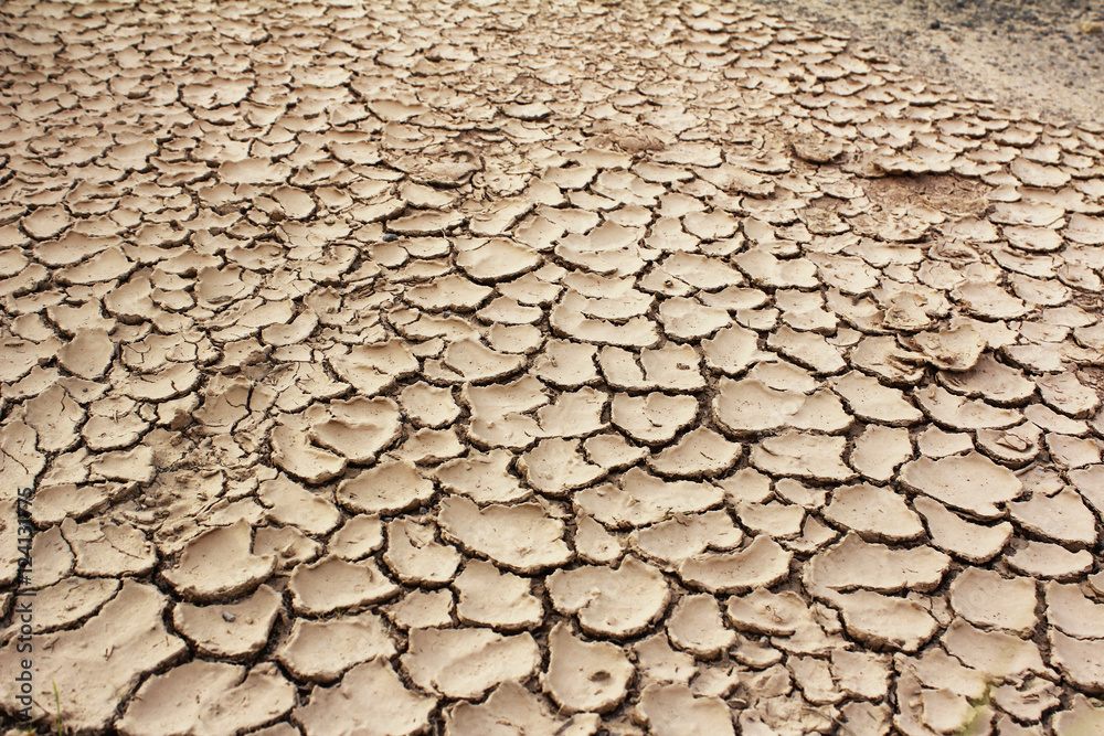 Cracked Ground because of Drought.. Cracked Ground because of Drought..