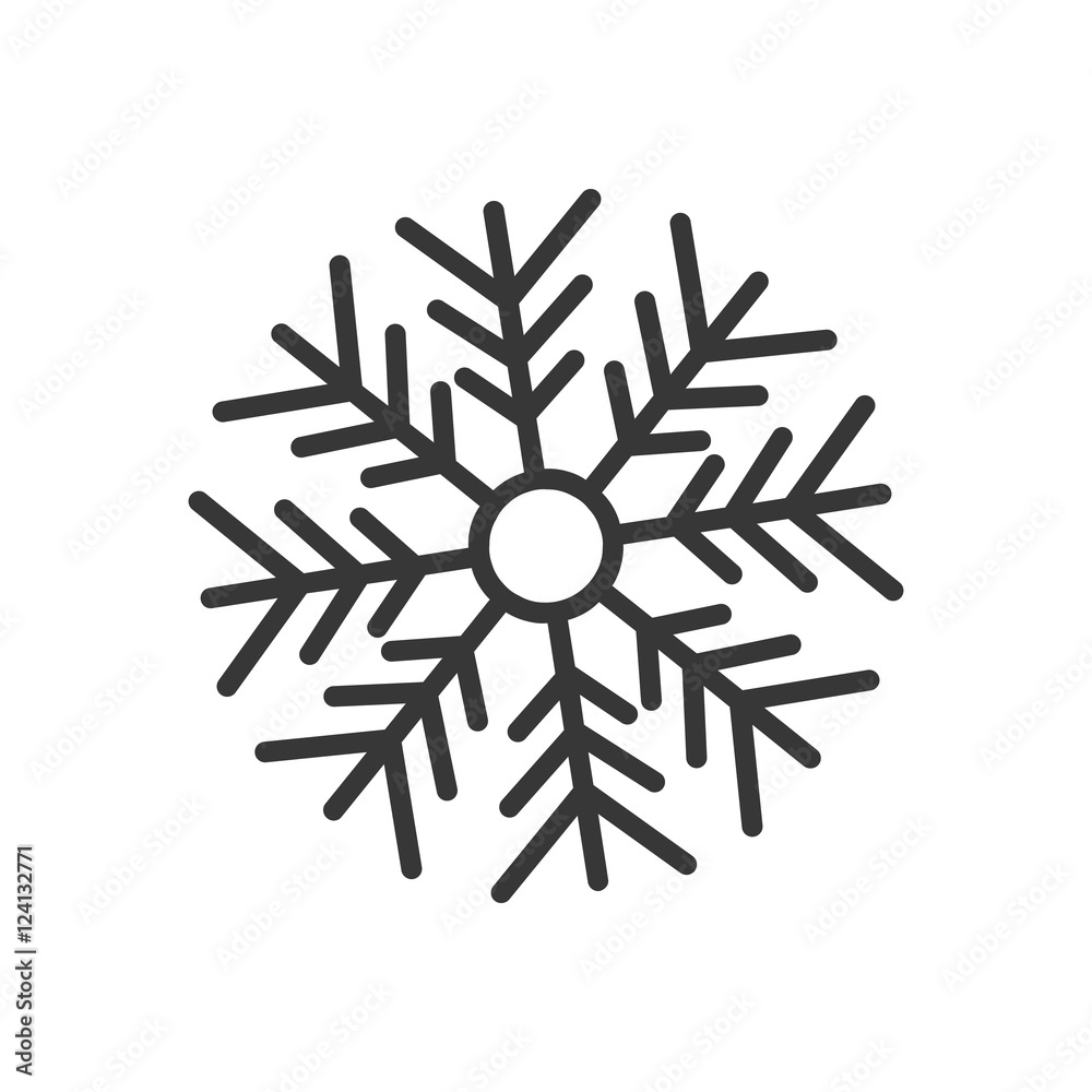 christmas snowflake isolated icon vector illustration design christmas snowflake isolated icon vector illustration design