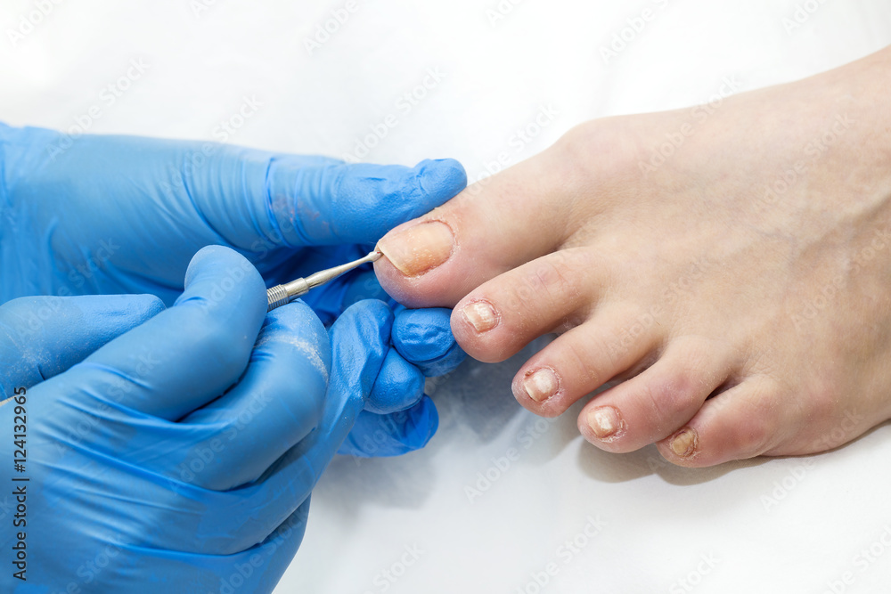 process of pedicure at beauty salon process of pedicure at beauty salon