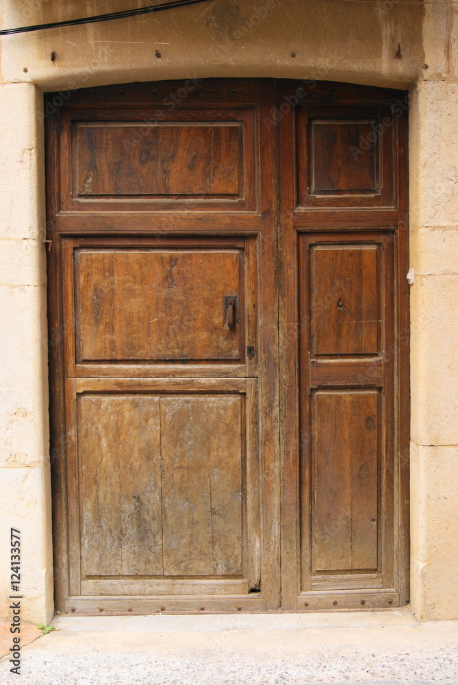 aold wooden door
