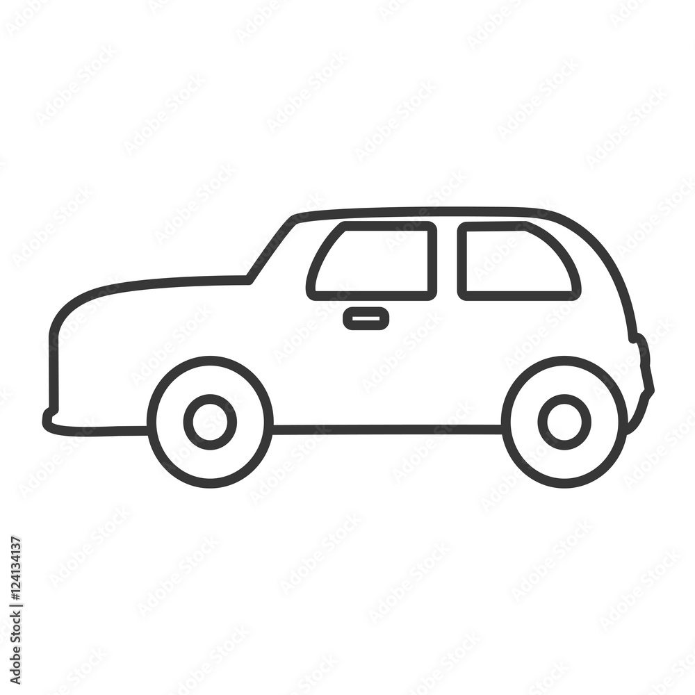 england classic car vehicle isolated icon vector illustration design