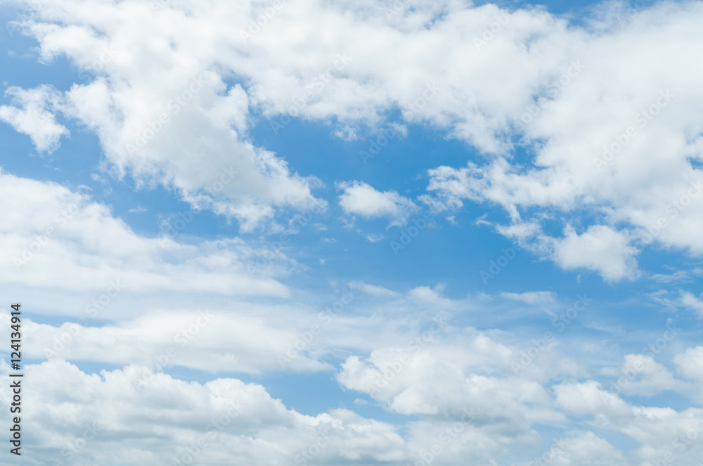 White cloud and blue sky in the morning White cloud and blue sky in the morning