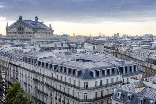 Les toits de Paris depuis Haussmann