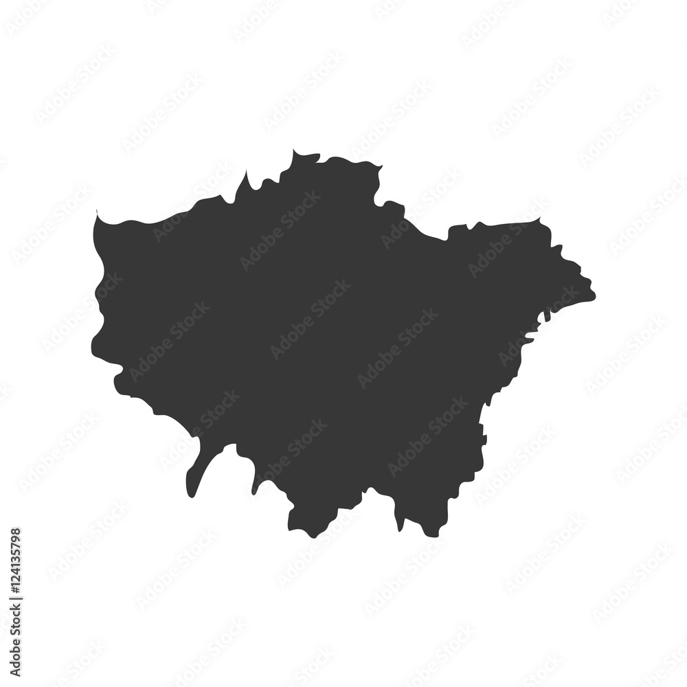 england map isolated icon vector illustration design
