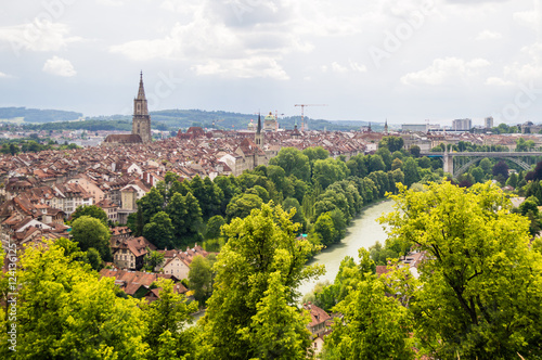 Panoramic view on the magnificent old town of Bern, capital of Switzerland © andrii_lutsyk