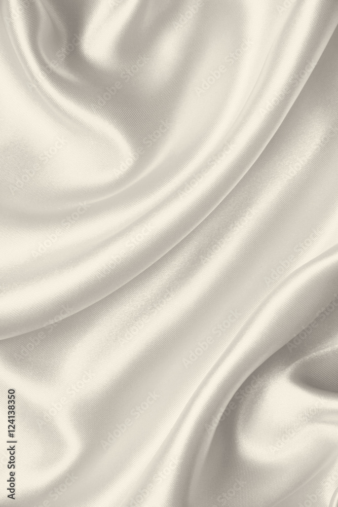 Obraz premium Smooth elegant golden silk as wedding background. In Sepia toned