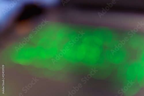 Blurlight green background. photo