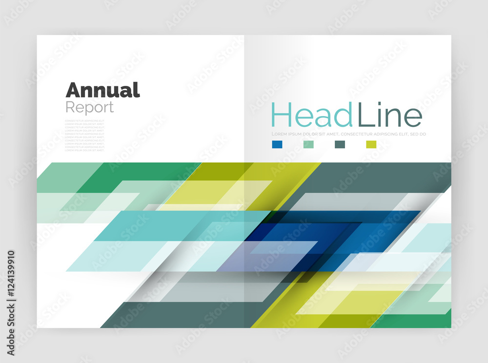 Geometric business annual report templates, modern brochure flyer template Geometric business annual report templates, modern brochure flyer template