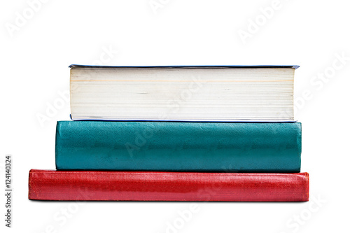 aged book isolated on white background.