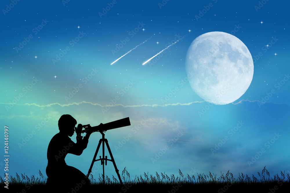 Obraz premium looking the shooting stars