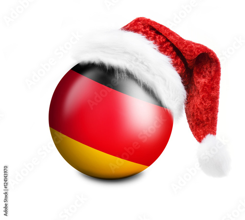 Deutsche Weihnachtskugel mit Mütze