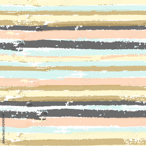 Vector seamless pattern with pastel paint stripes