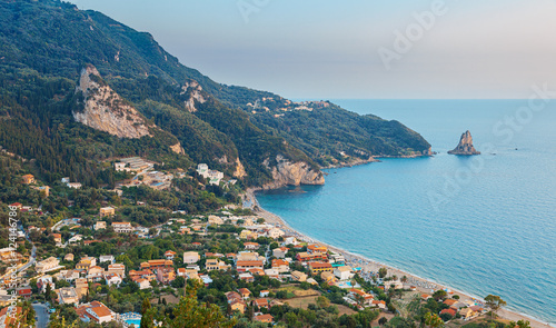Agios Gordios village, Corfu, Greece