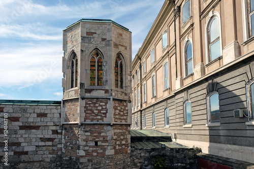 Tower in the Buda Castle in Budapest