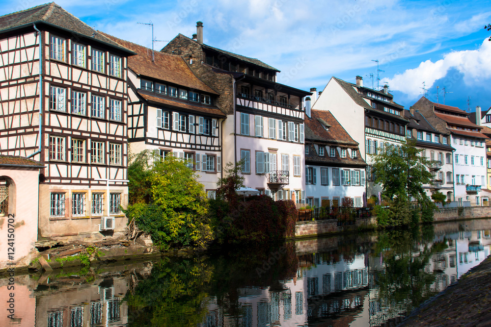 Häuserzeile in Strasbourg