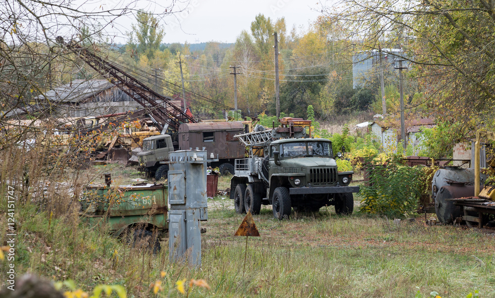 Fototapeta premium Chernobyl Sperrzone