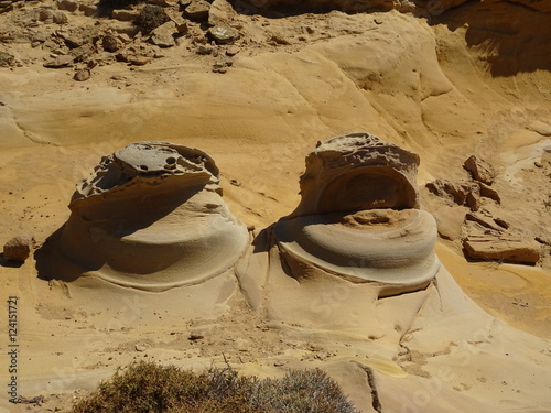 Erosion de roches ile de Lemnos photo