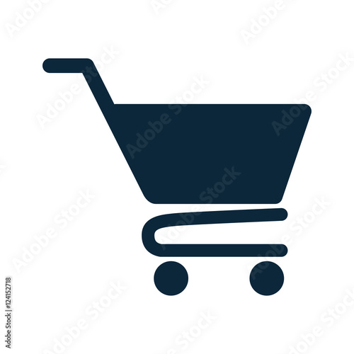 shopping cart market isolated icon vector illustration design