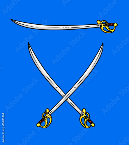 Cross Swords Vector Elements