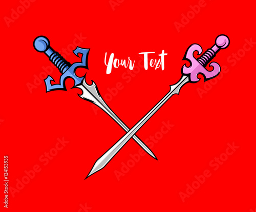 Vintage Cross Swords