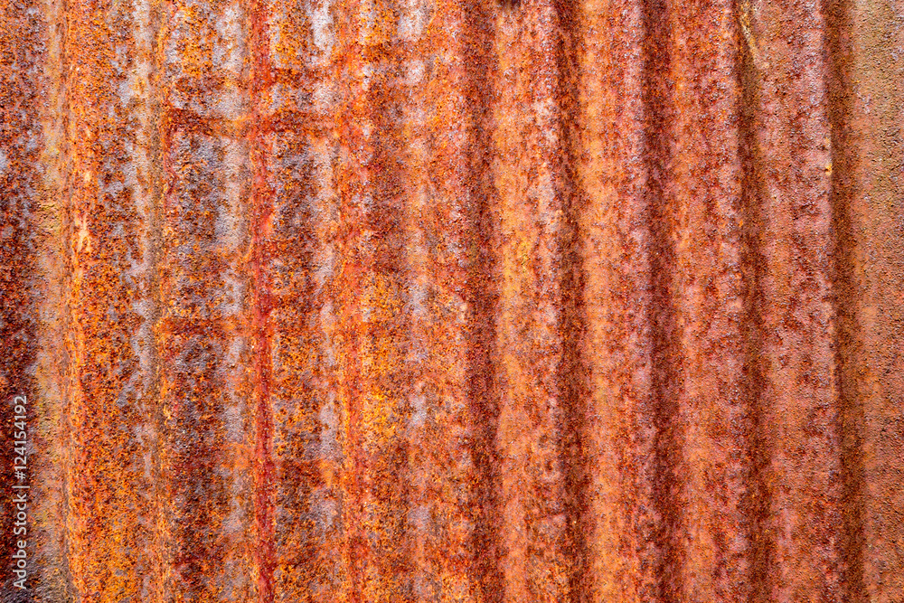 Rust metal steel panel texture background.