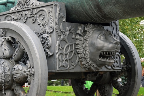 King Cannon in Moscow Kremlin. Color photo.
