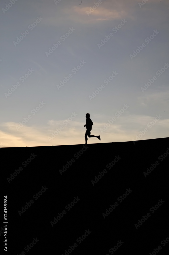 Jogger silhouette