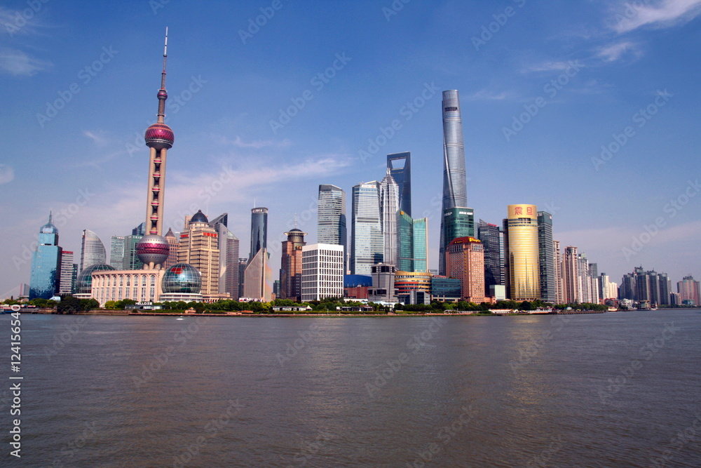 Obraz premium panoramę Szanghaju
