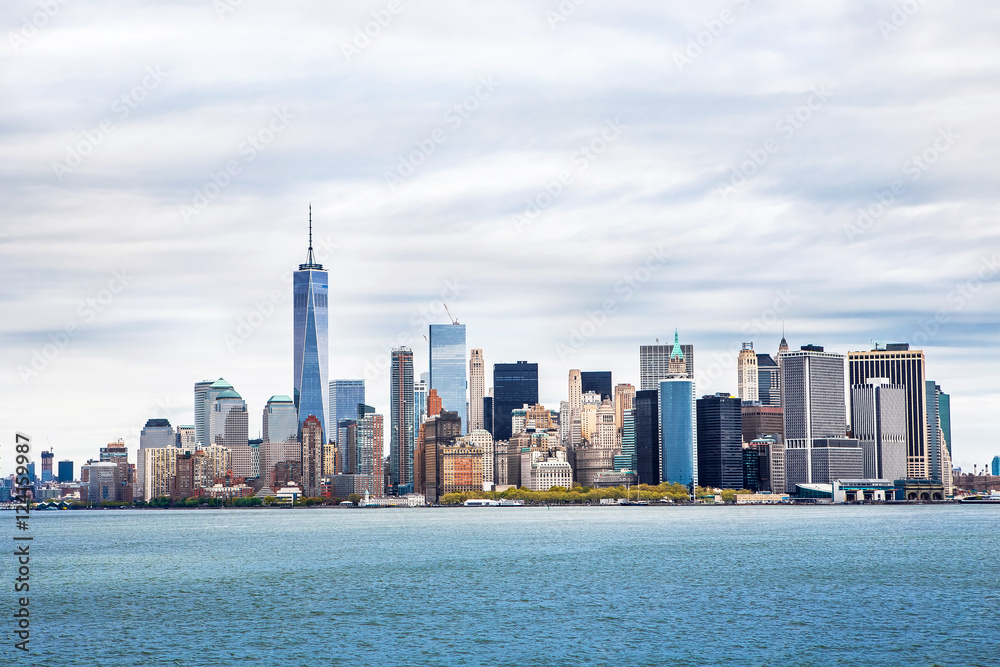 New York City panorama with Manhattan Skyline..