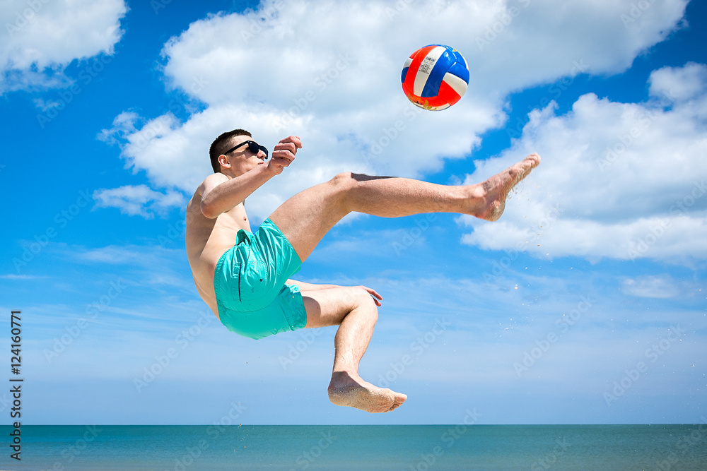 kick the ball in air flight