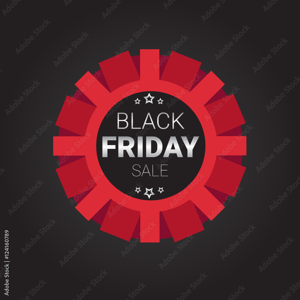 Black Friday Sale Holiday Shopping Banner Copy Space Vector Illustration Black Friday Sale Holiday Shopping Banner Copy Space Vector Illustration