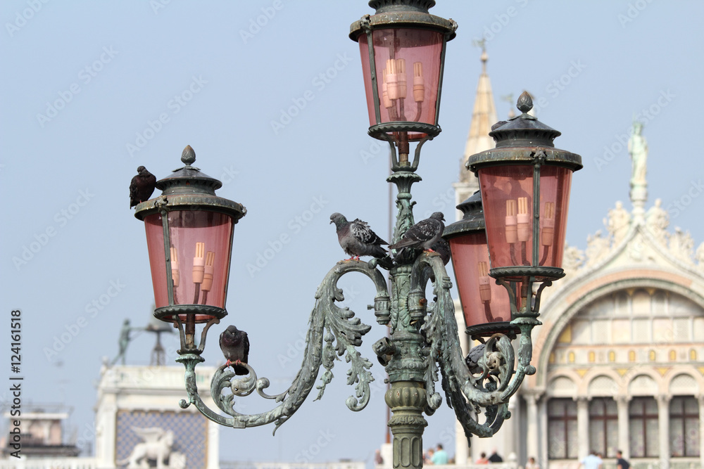 Bella Italia series. Lamppost. Italy.