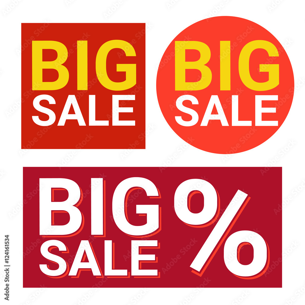 Black Friday Big Sale Icon Holiday Shopping Banner Vector Illustration Black Friday Big Sale Icon Holiday Shopping Banner Vector Illustration