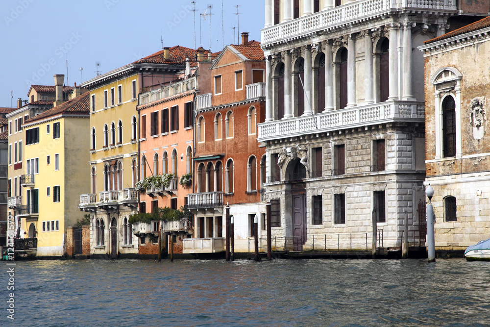 Bella Italia series. Venetian houses. Venice.