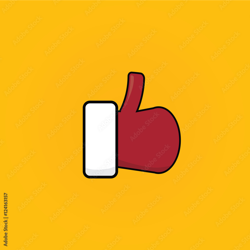 Santa Claus like icon vector illustration. Santa Claus like icon vector illustration.