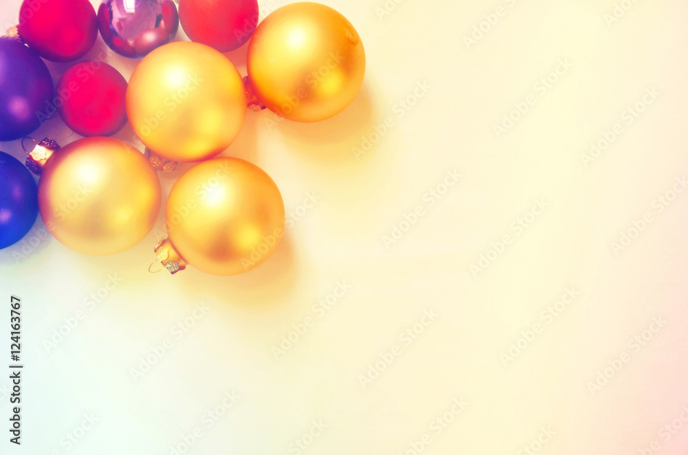 Fototapeta premium Weihnachtskugeln