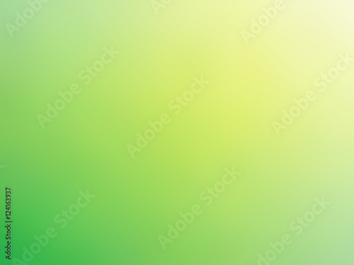 Abstract gradient green yellow colored blurred background