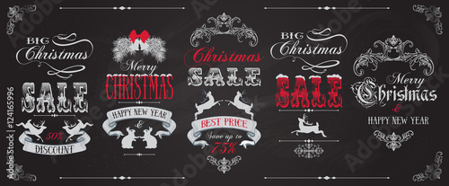 Christmas sale banners
