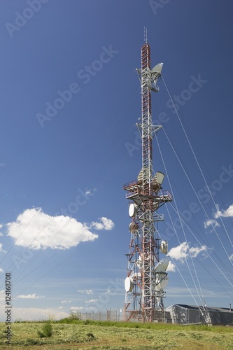 Telecommunications Tower; Alberta, Canada photo