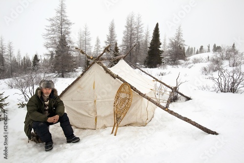 Outdoorsman Photographed In Wapusk National Park; Churchill, Manitoba, Canada