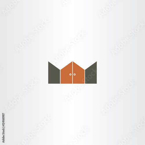 gate vector logo icon element