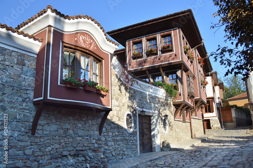 The old town of Plovdiv, Bulgaria photo