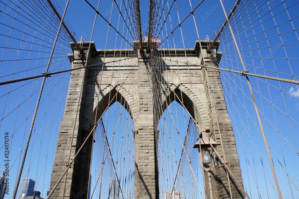 Obraz premium Most Brookliński