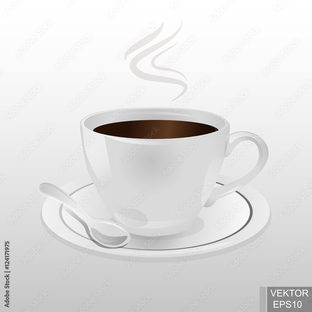 Realistic mug. Ceramics. Hot drinks. Coffee. Tea. Morning. Vivacity. For your design. Realistic mug. Ceramics. Hot drinks. Coffee. Tea. Morning. Vivacity. For your design.