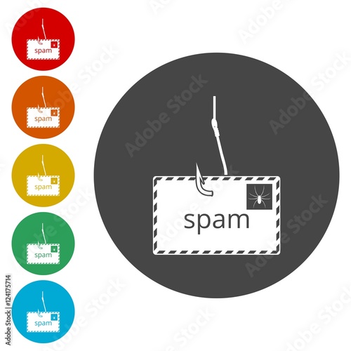 Spam icon. Spam sign 