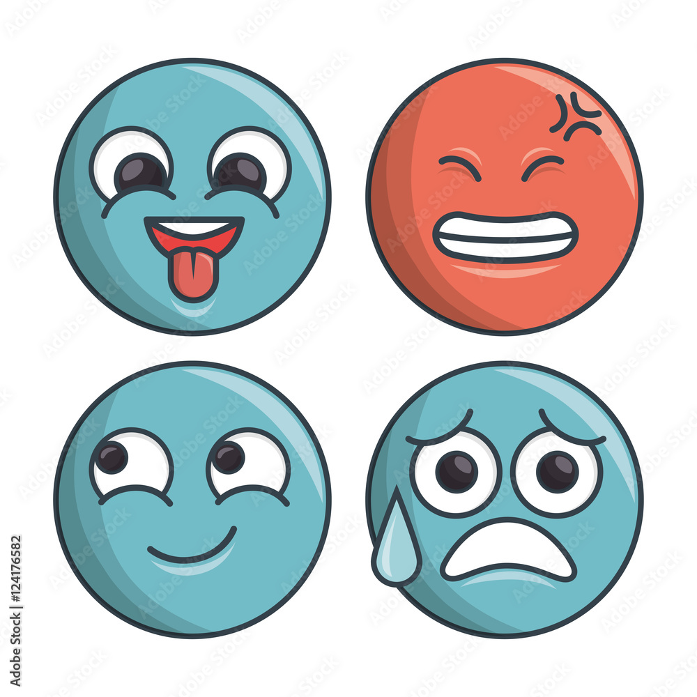 collection set emoticons differents expression vector illustration eps 10 collection set emoticons differents expression vector illustration eps 10