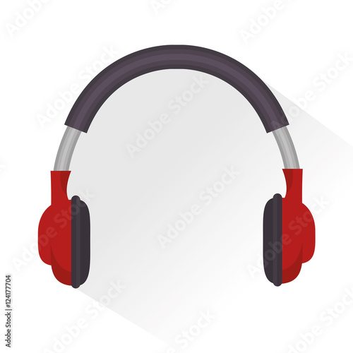 headphones sound education online icon vector illustration eps 10